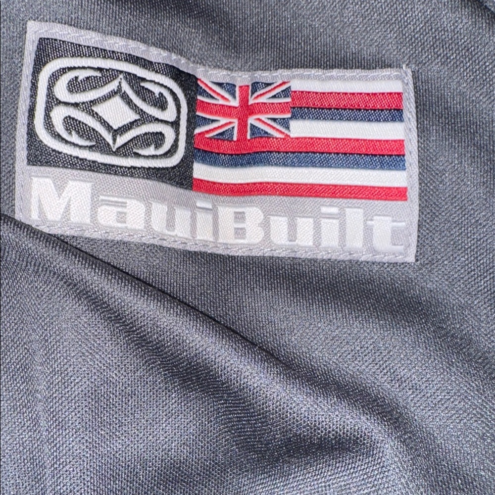 Maui Built Black Pullover Hoodie Men's XL "This Ain't The Mainland" Surf Style - Picture 5 of 8